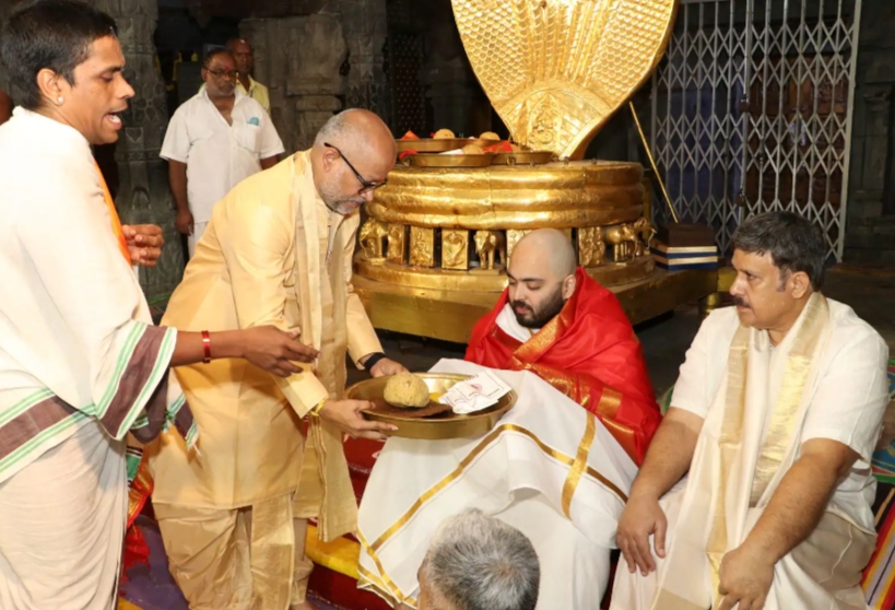 Anant Ambani Tirupati Visit